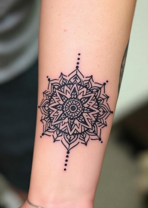 Geometric tattoo
