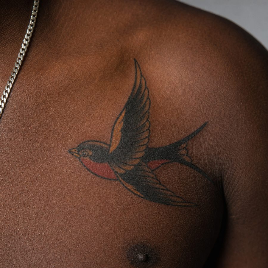 Traditional tattoo on Chest