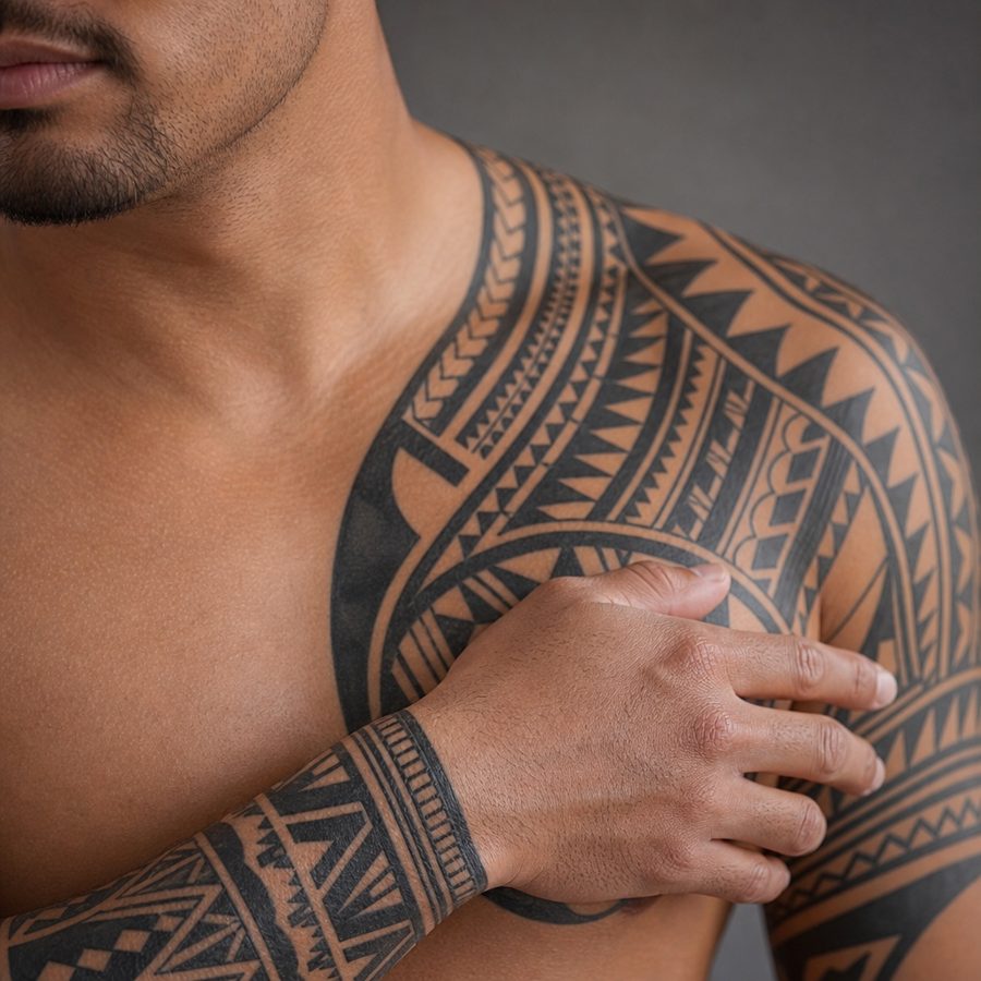 Tribal tattoo on Wrist